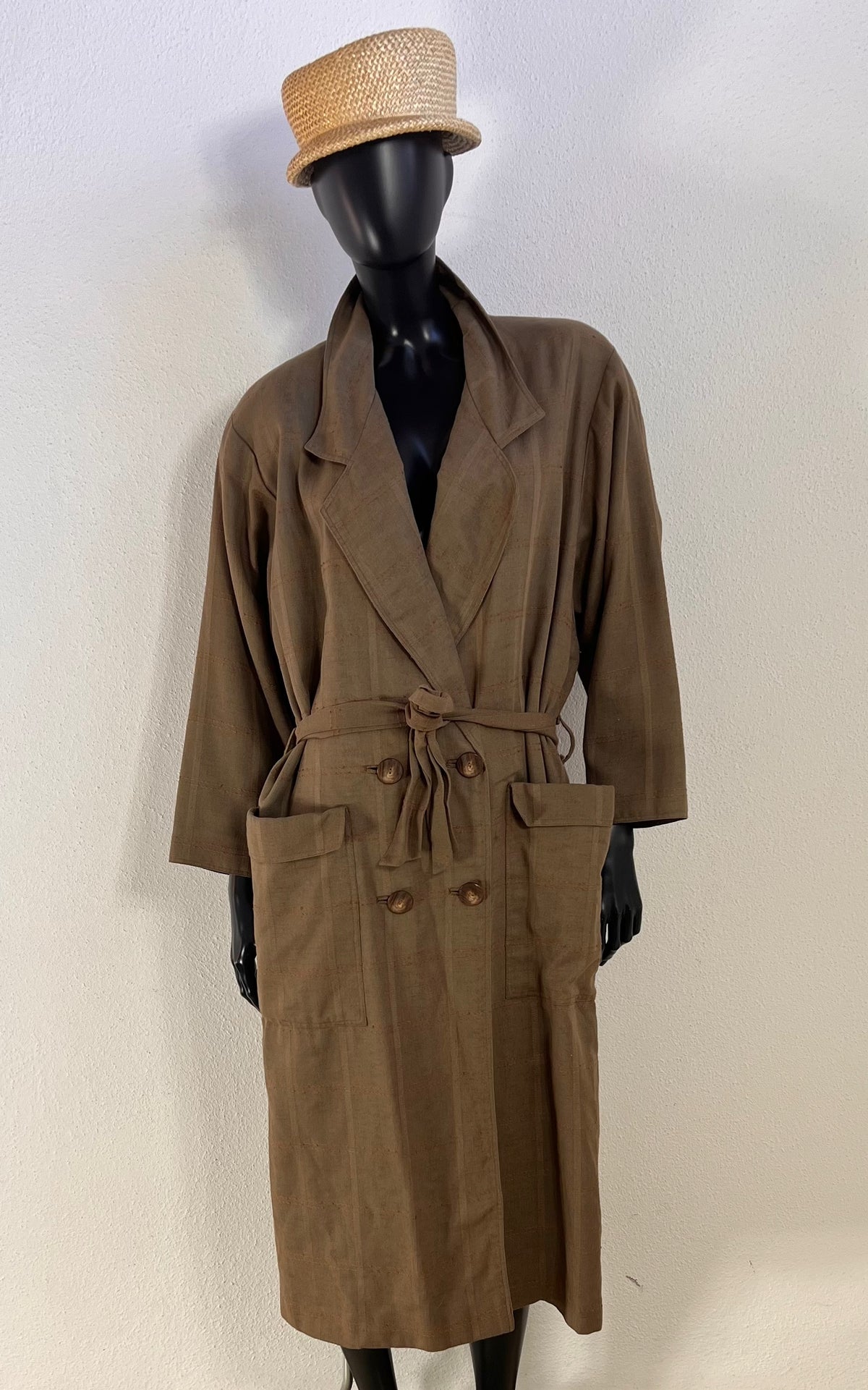 Vintage 90s Linnen Coat