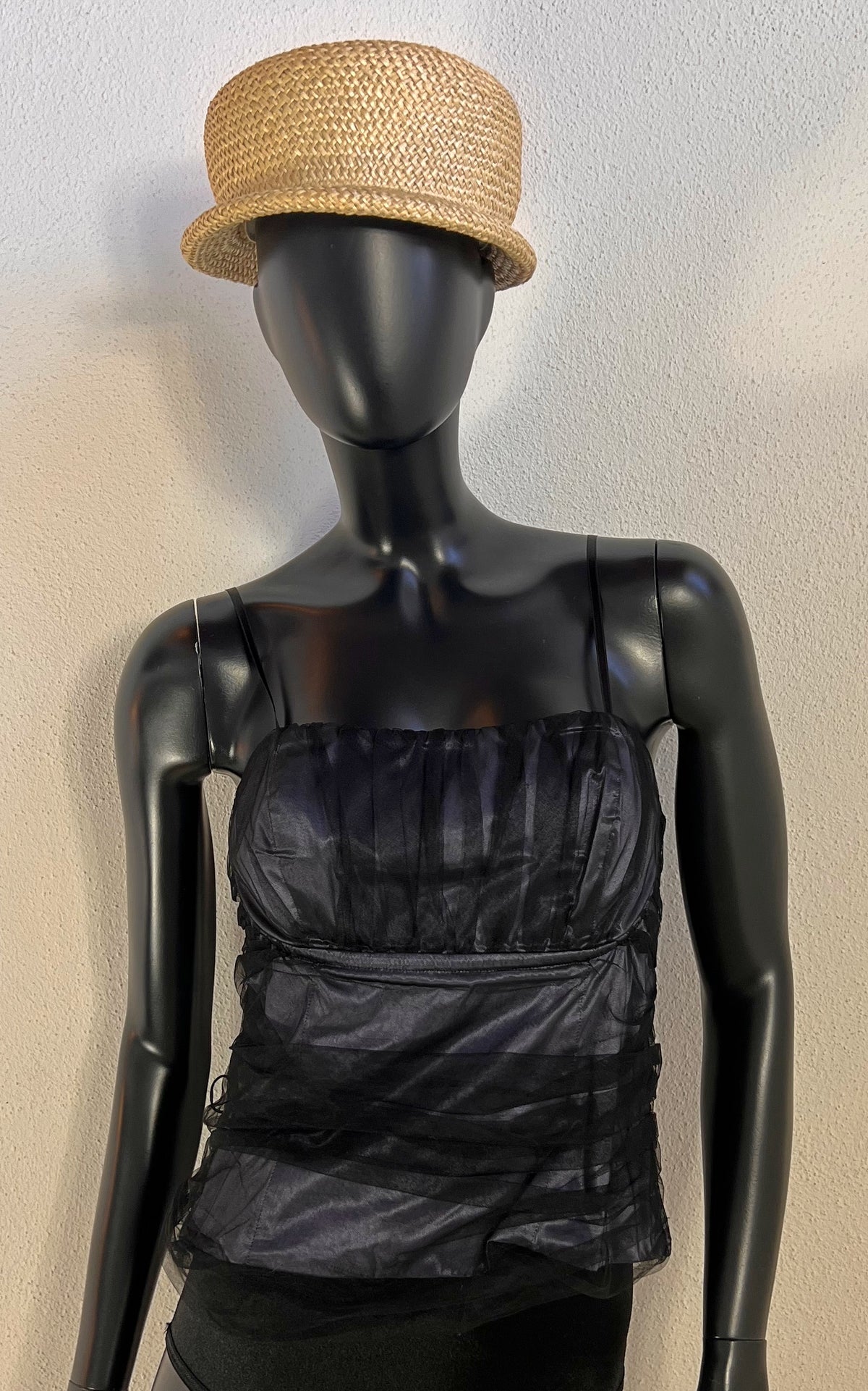 Vintage Vera Mont Tulle Bustier Top