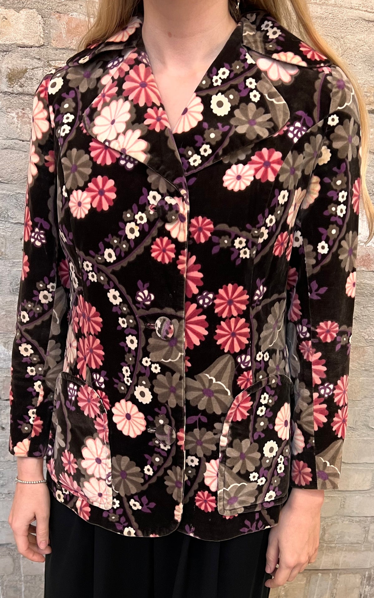 Vintage 70s Velvet Blazer