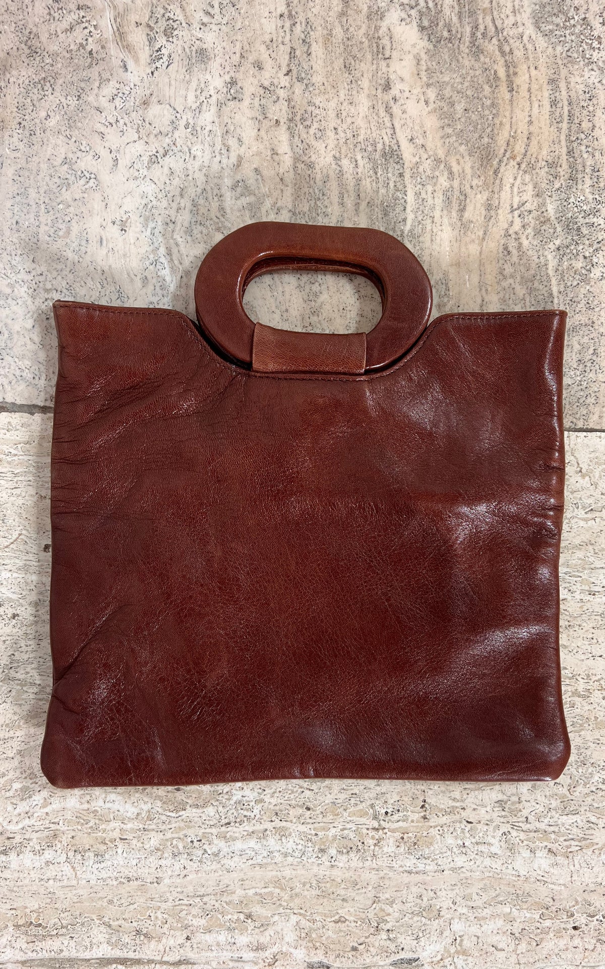 Soft Vintage 70s Nappa Leather Handbag