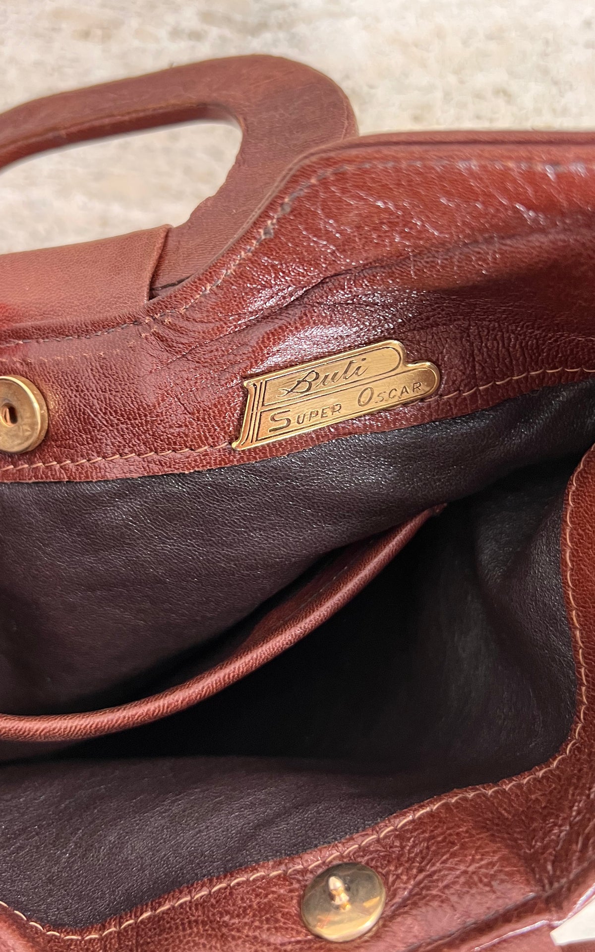 Soft Vintage 70s Nappa Leather Handbag