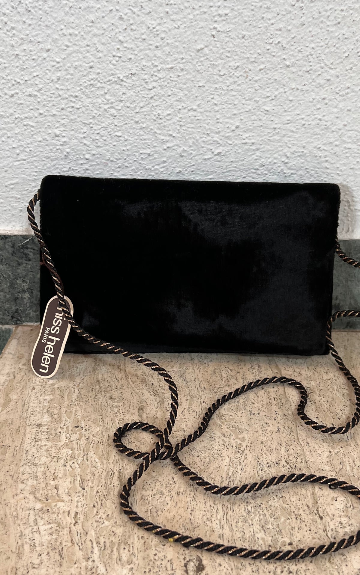 Vintage Velvet Evening Bag