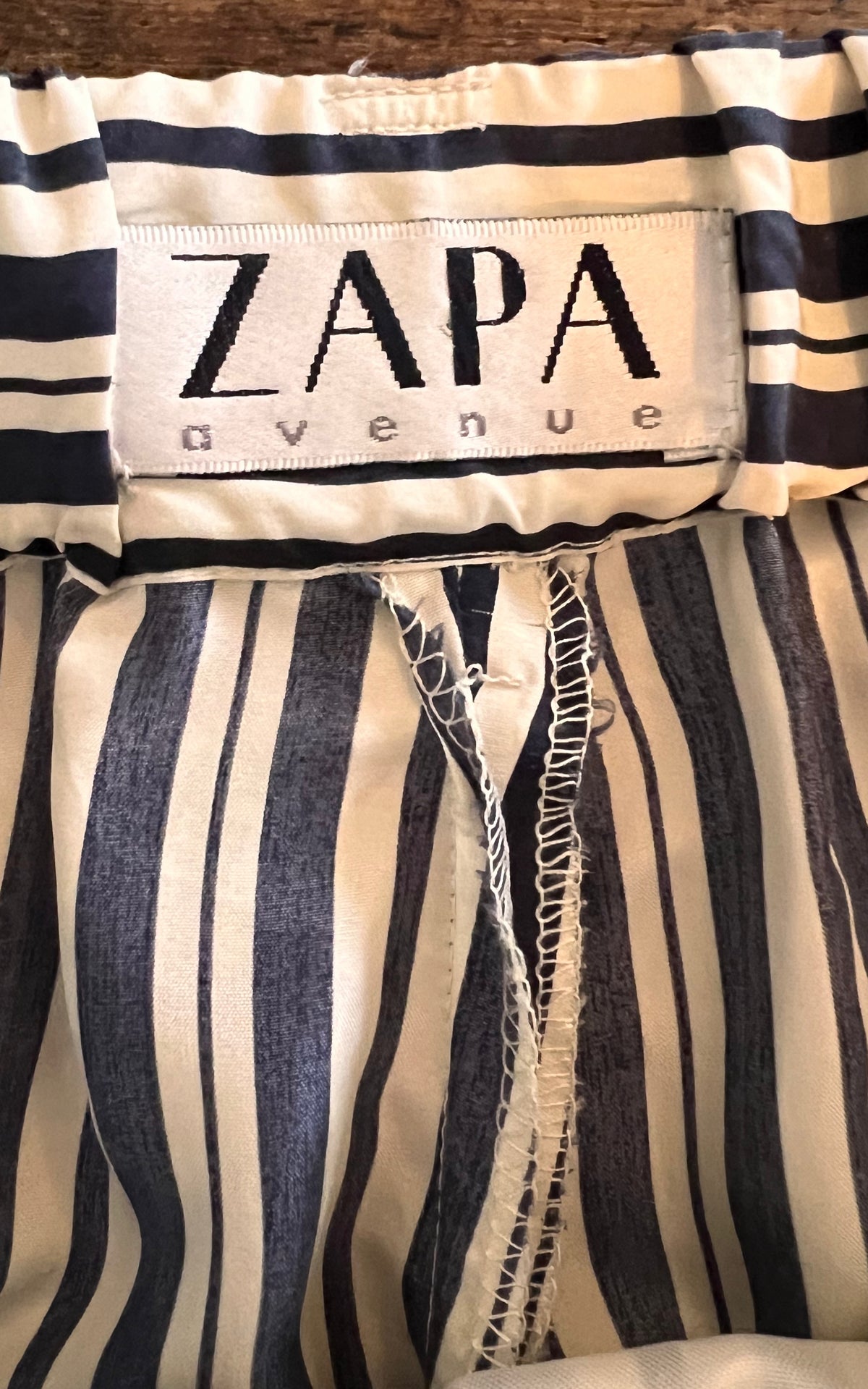 Vintage 90s Zapa 2 Piece Silk Ensemble