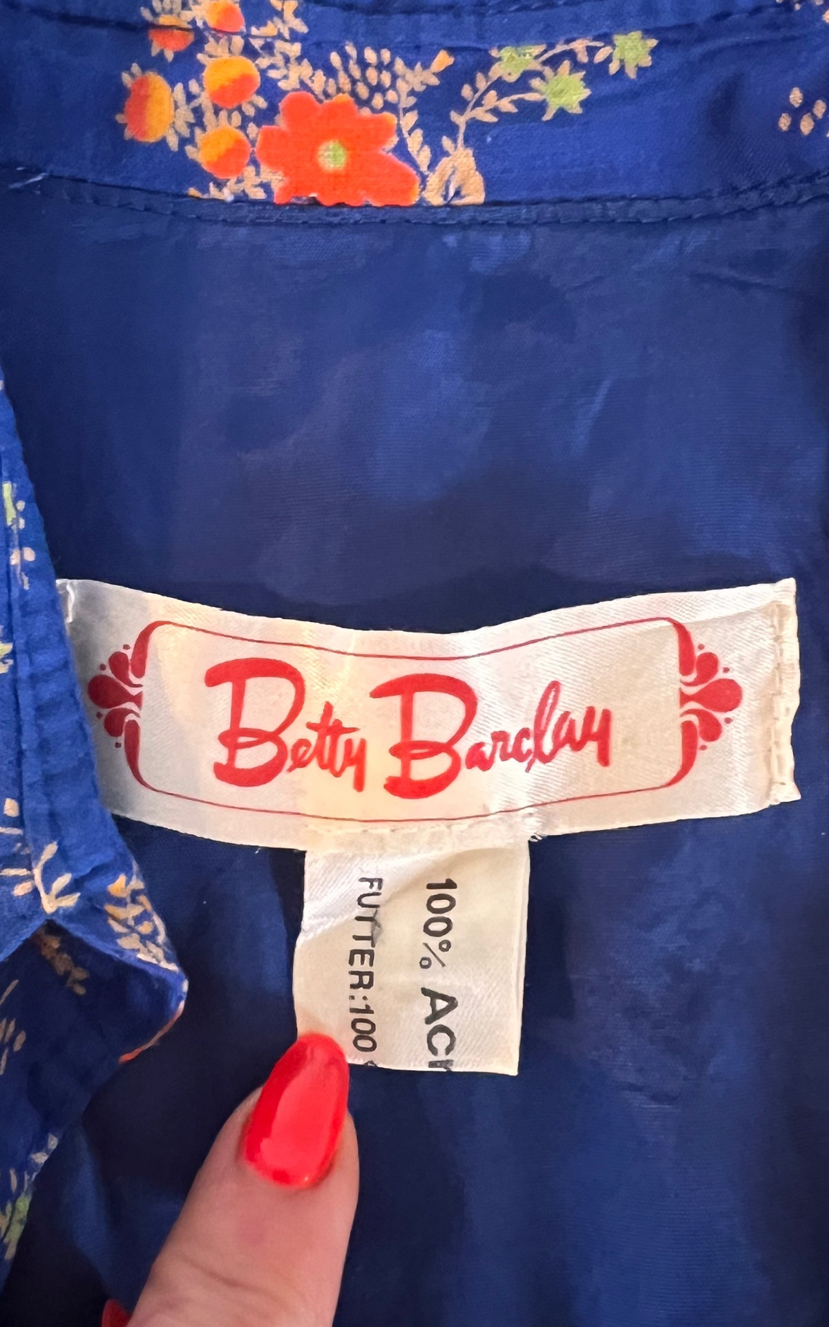 Vintage 70s Betty Barclay Dress