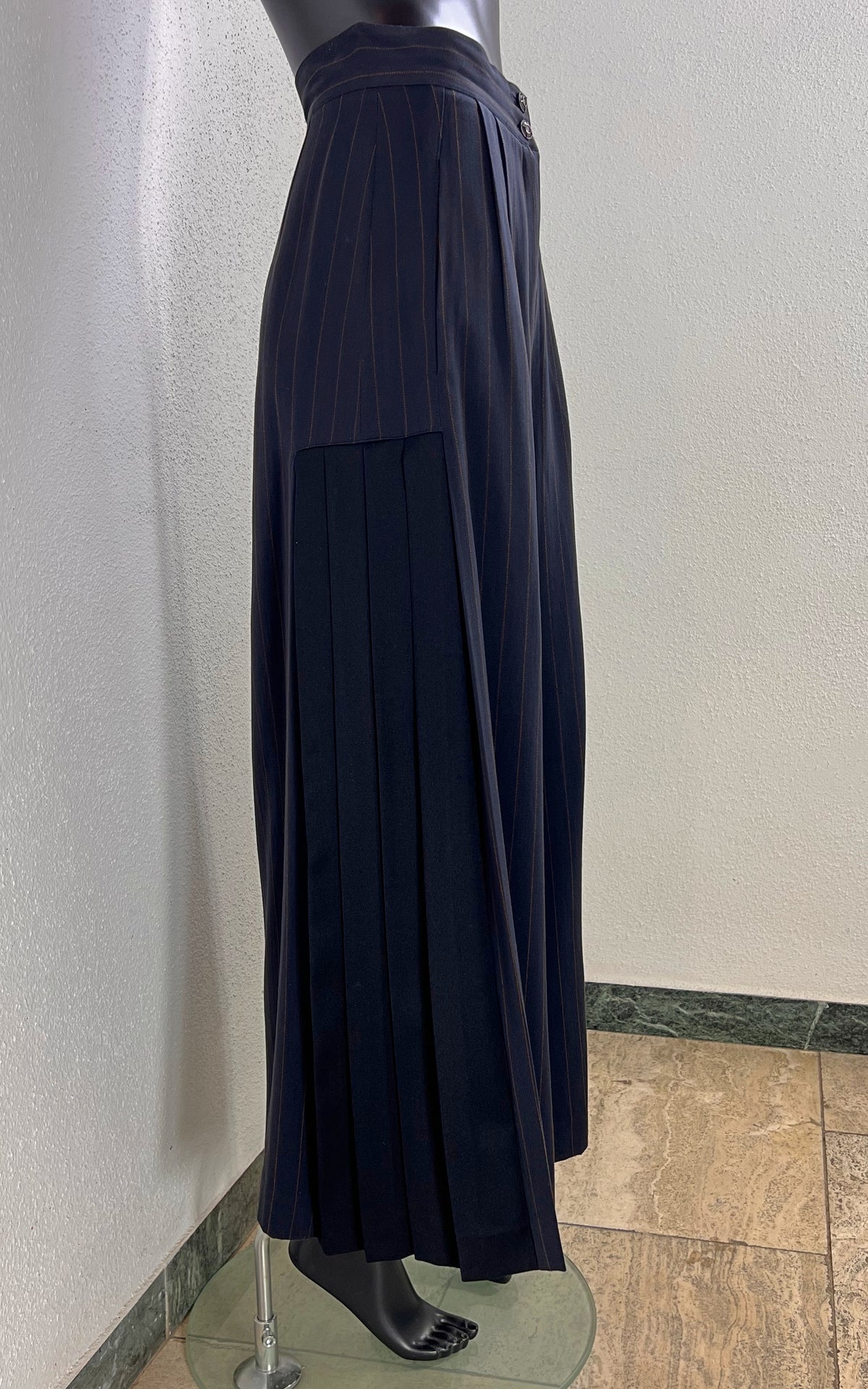 Vintage CRISCA Pinstripe Pleated Pants