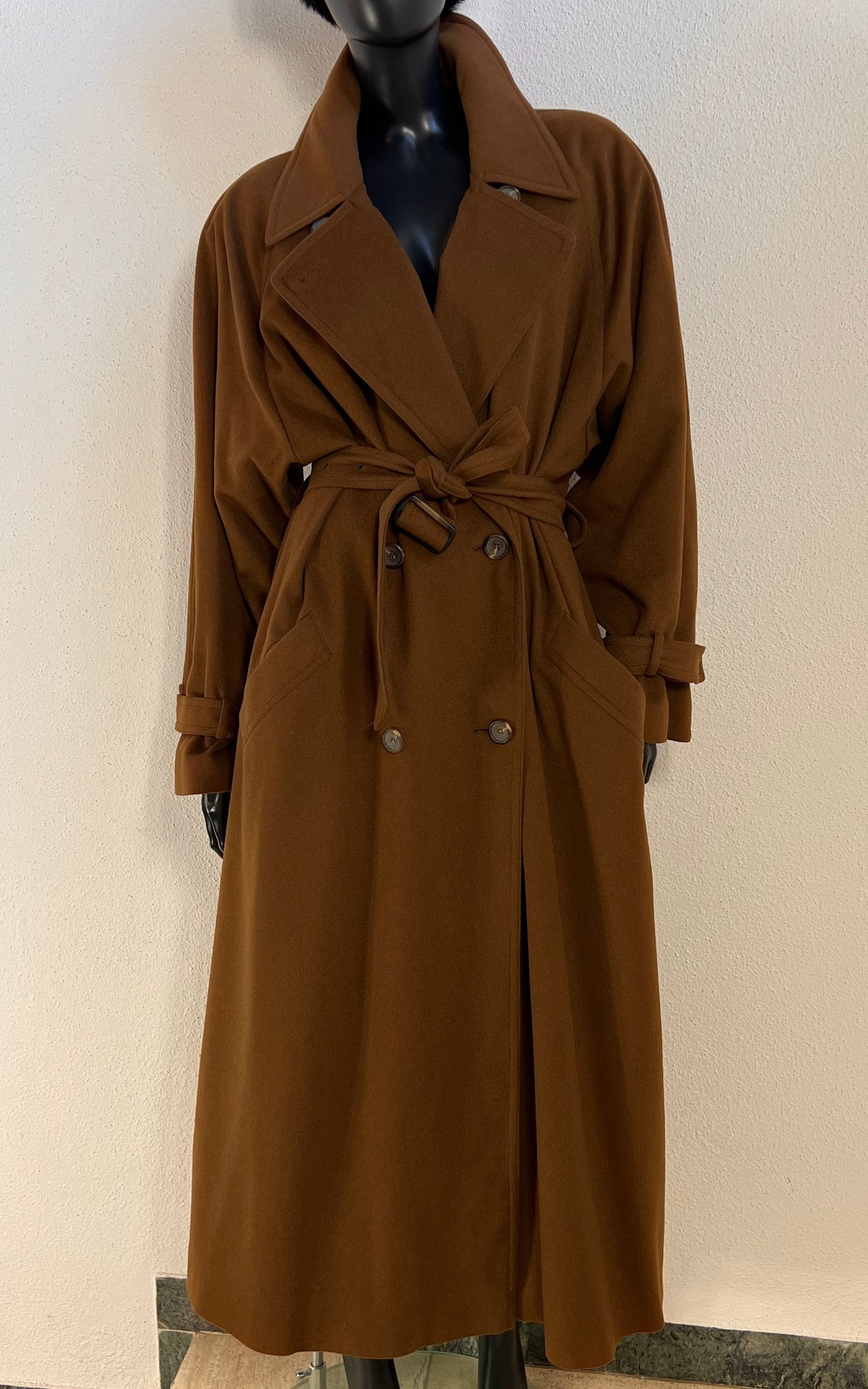 Vintage Dinomoda 100% Cashmere Belted Coat