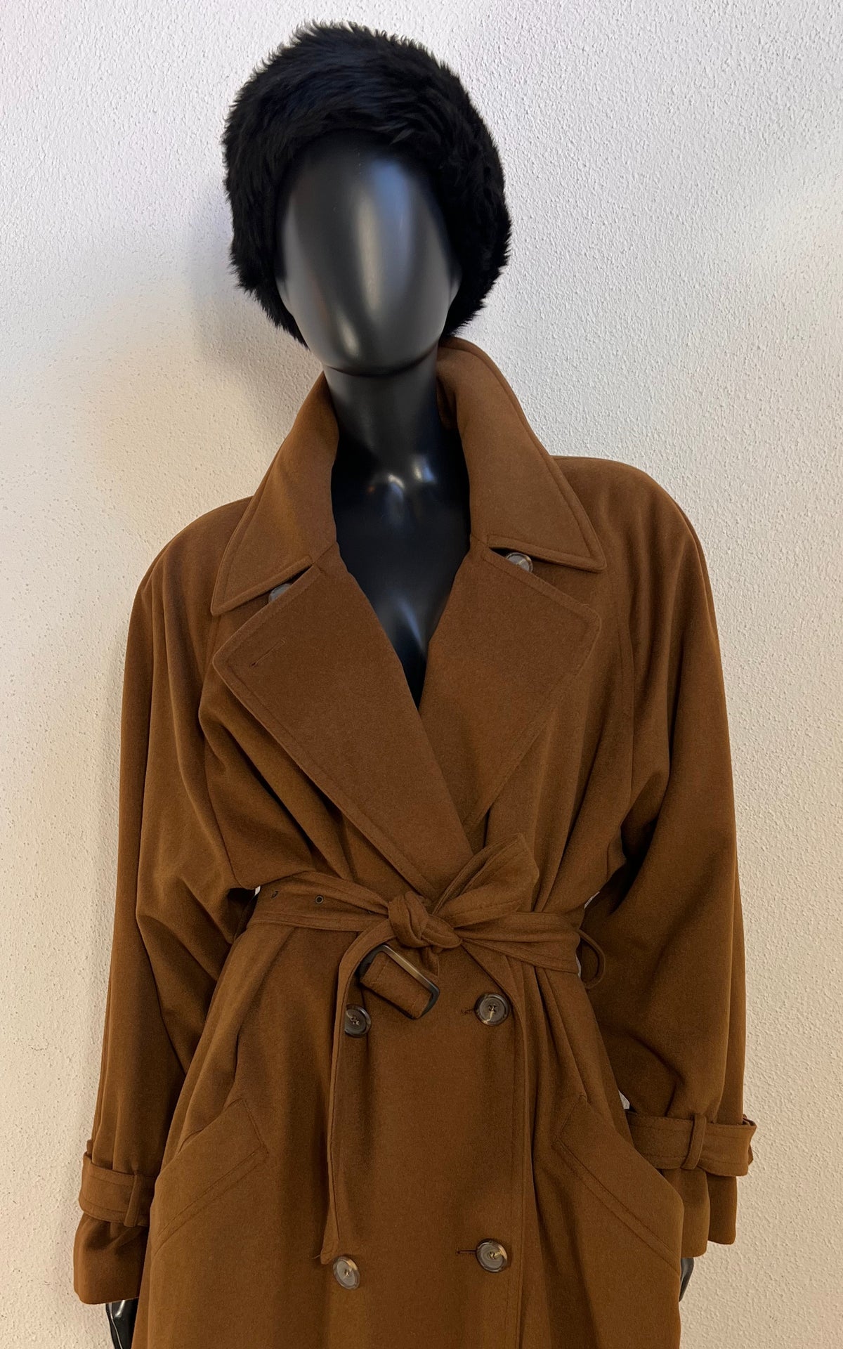 Vintage Dinomoda 100% Cashmere Belted Coat
