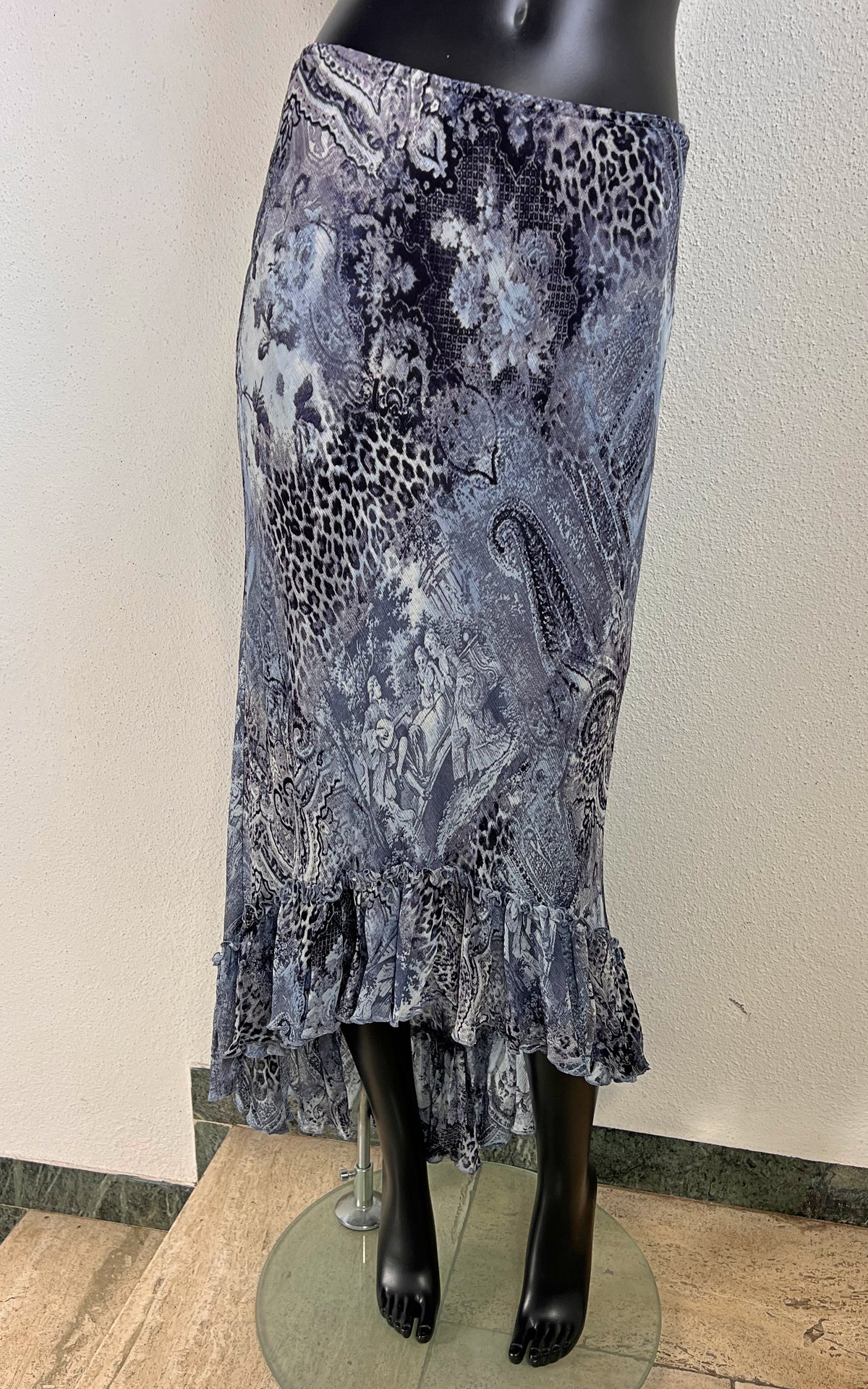 Vintage Y2K Volant Maxi Skirt