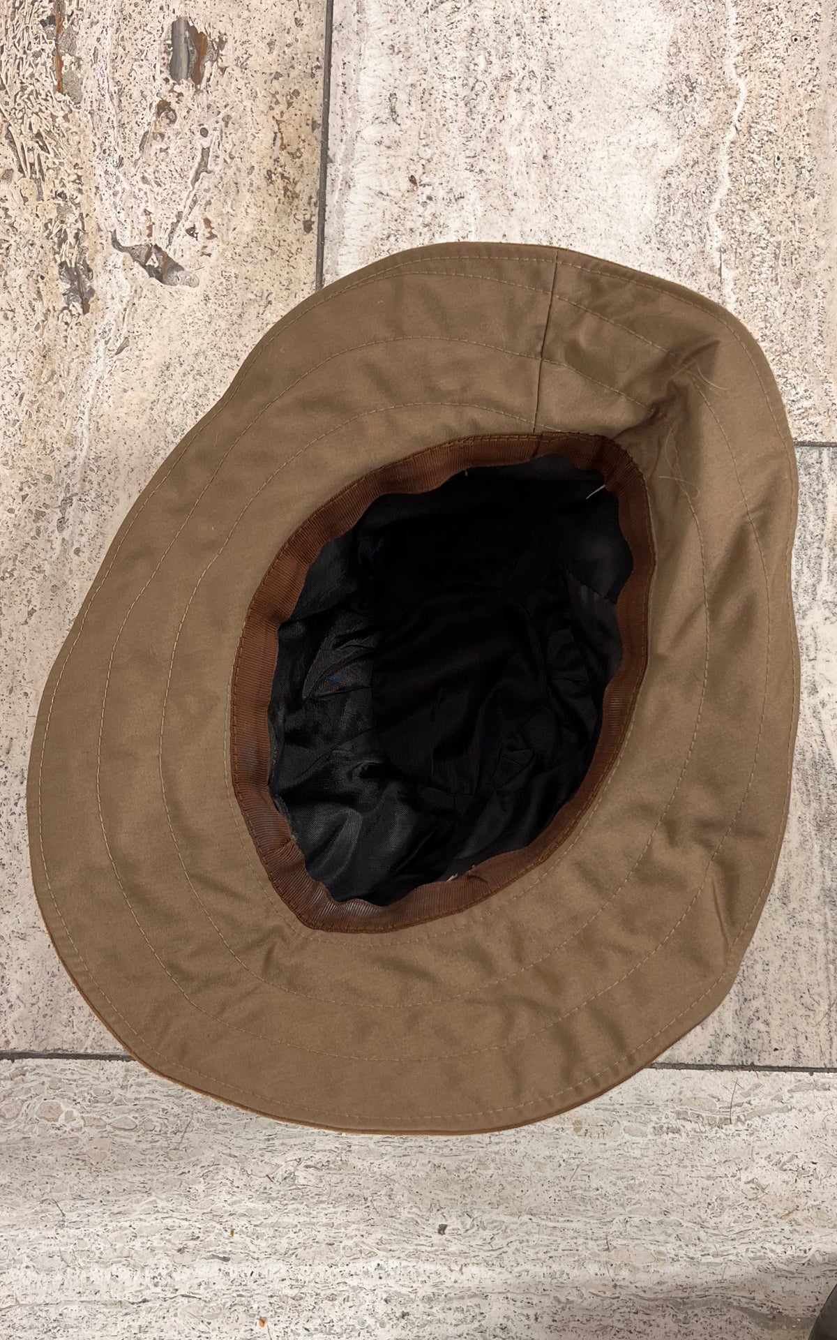 Vintage 1970s Suede Floppy Hat