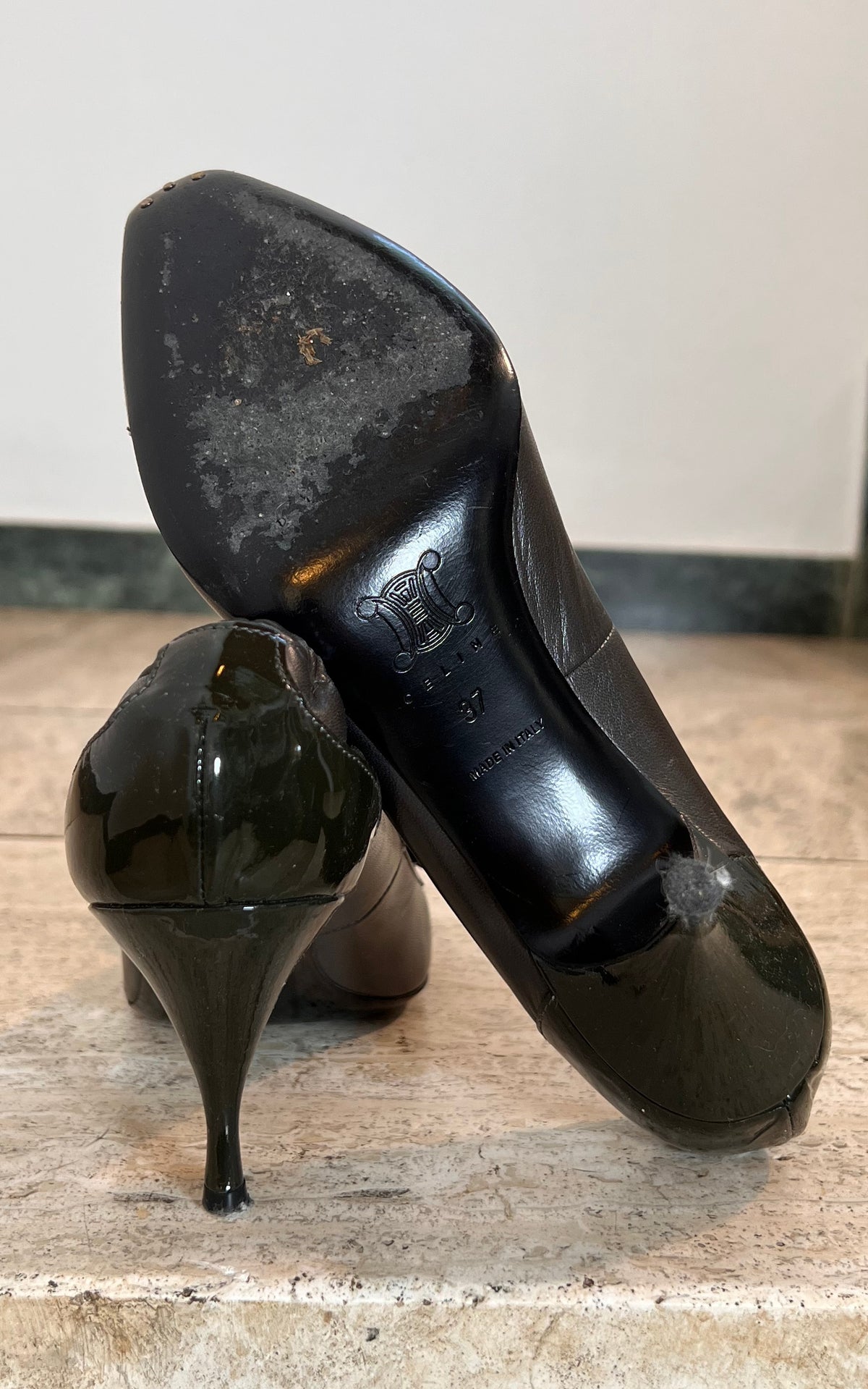 Vintage Y2K Celine Mules 37