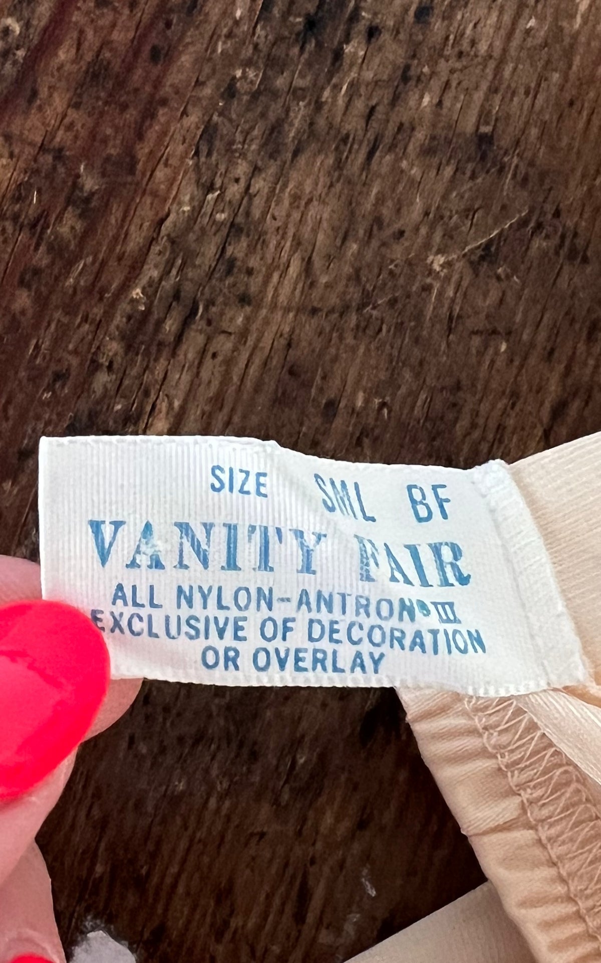Vintage Nylon Lingerie Skirt