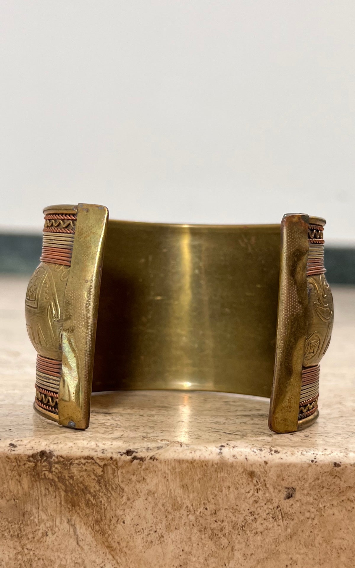 Vintage Indian Elephant Arm Cuff
