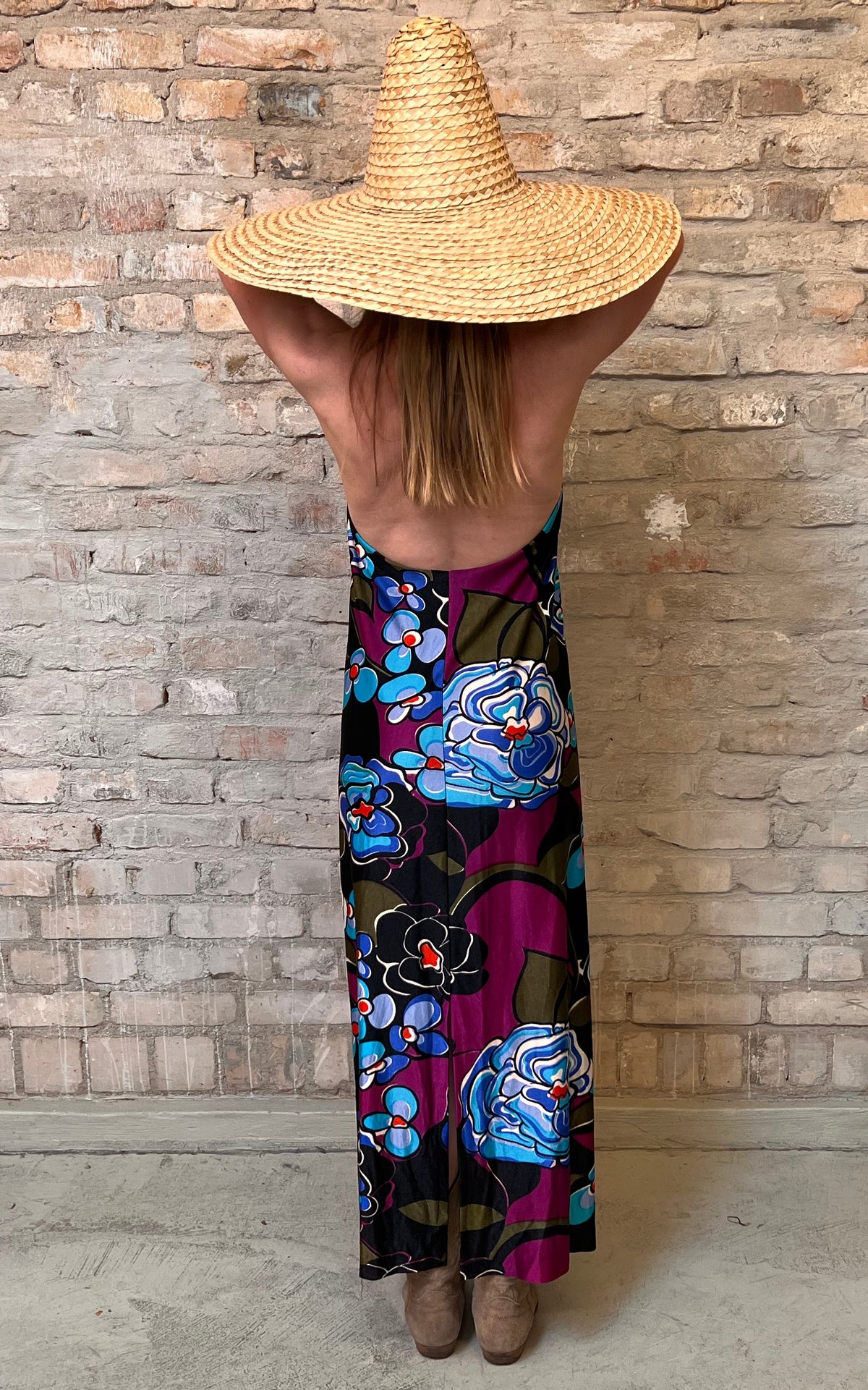 Vintage 70s Hawaii Neckholder Dress