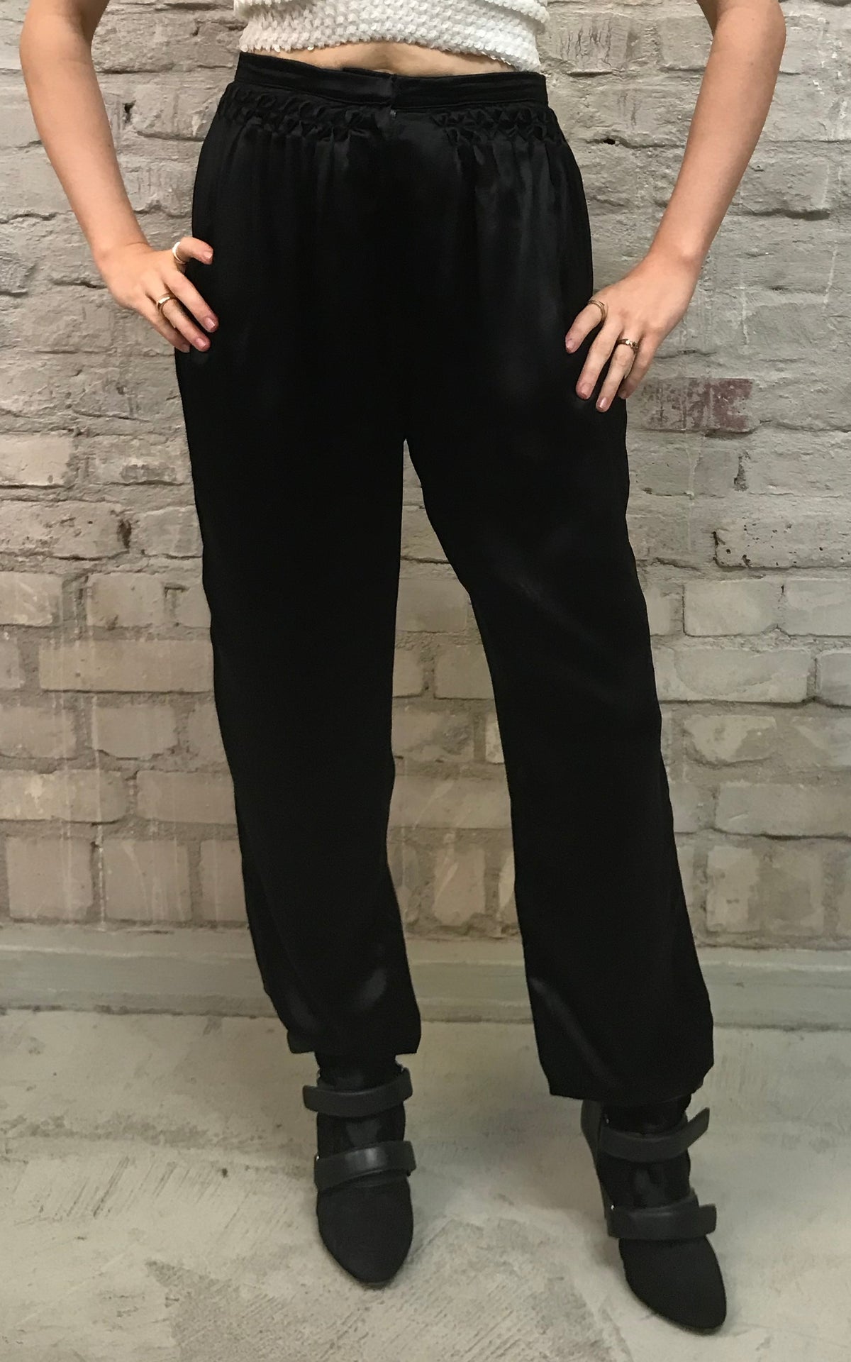 Vintage Silk Harem Pants