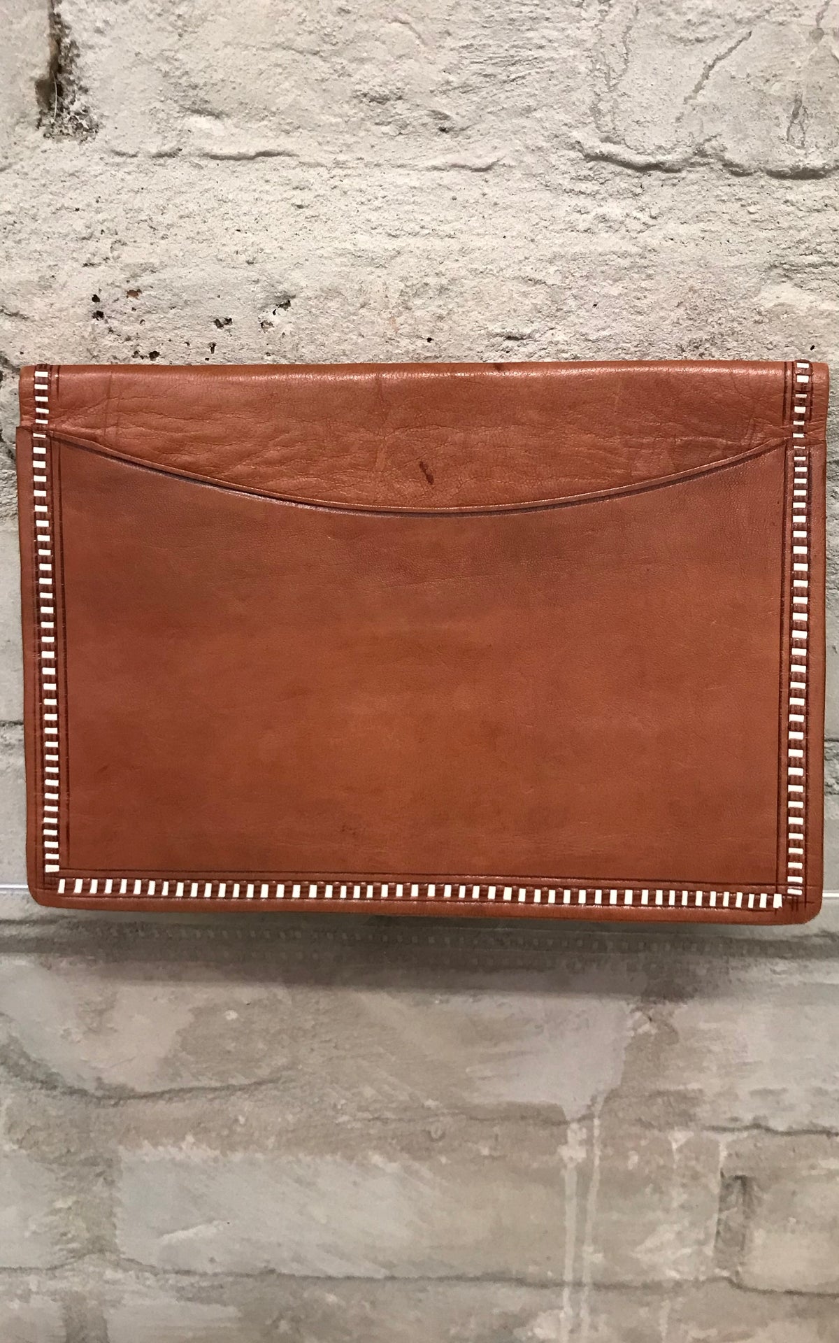 Vintage Leather Clutch